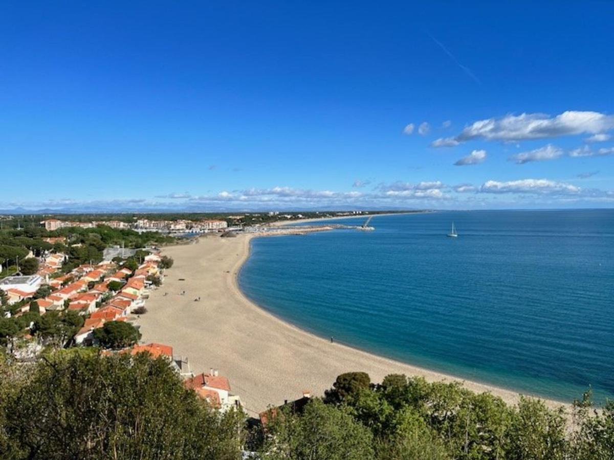 Studio Cabine Avec Terrasse 4 Pers, Acces Direct Plage, Tv, Animaux Admis - Argeles-Sur-Mer - Fr-1-225-798 エクステリア 写真